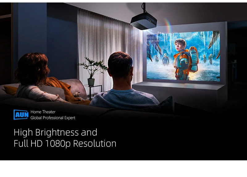 apple projector NEW AUN Z5 Full HD 1080P Projector LED Theater Android9 TV MINI Beamer 4k Vidoe Projector for Home Cinema Mobile Phone mirroring projector near me