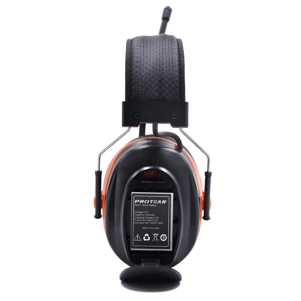 Protear DAB+/DAB/FM радио слуховой протектор 25 дБ литиевая батарея наушники для женщин электронные Bluetooth наушники защита ушей