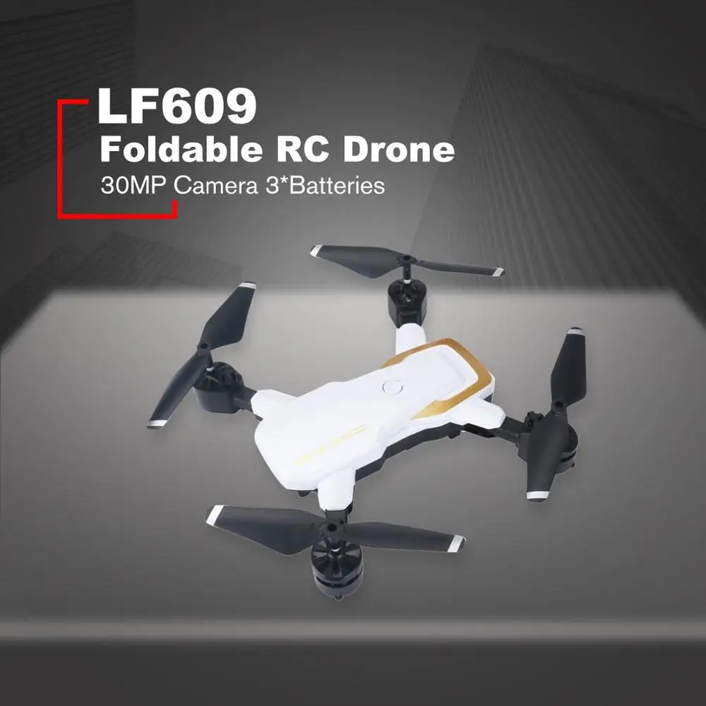 30MP wifi складной воздушный Квадрокоптер с камерой T01 LF609 2,4G 480P складной 3D флип высота Удержание Безголовый FPV RC Квадрокоптер - Цвет: white