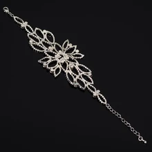 Европейская и американская мода, камни, кристаллы, стразы, кисточки, ручная цепочка, ювелирные изделия, рабский браслет# B106