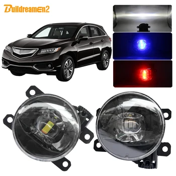 

Buildreamen2 For Acura RDX 2010 2011 202013 2014 Car Fog Lamp H11 LED Bulb Fog Light Devil Eye DRL 12V Strong Heat dissipation