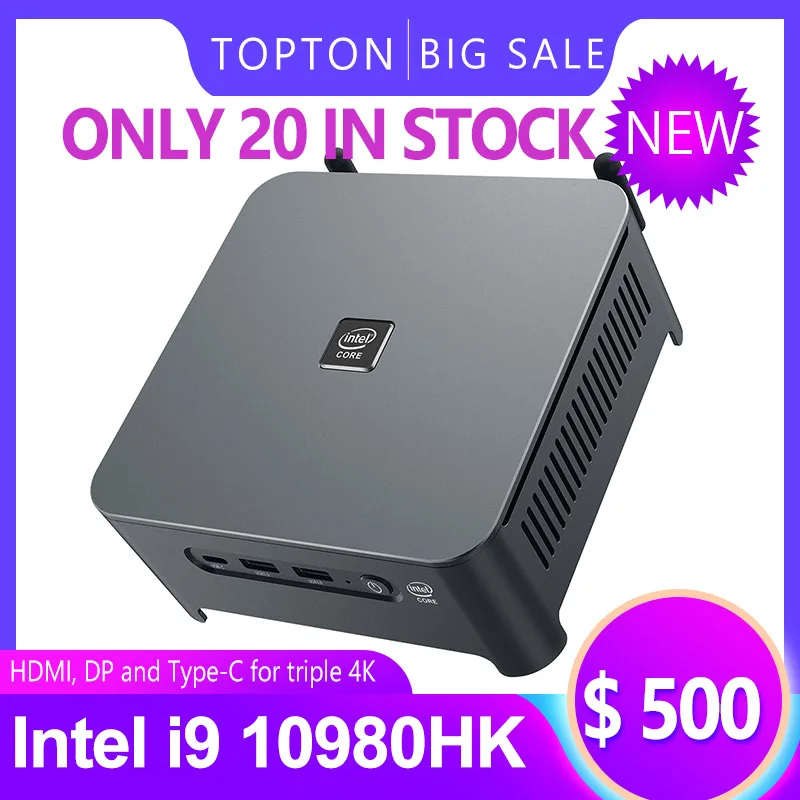 Самый популярный игровой ПК 10 го поколения Intel i9 10980HK 9980HK Windows 2 * DDR4 NVMe настольный