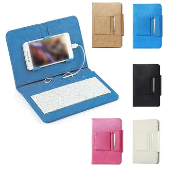 

Wireless Keyboard for Tablet PU Leather Case Stand Cover For Pad 7 8 inch 9 9.7 inch for IOS for Android for Windows
