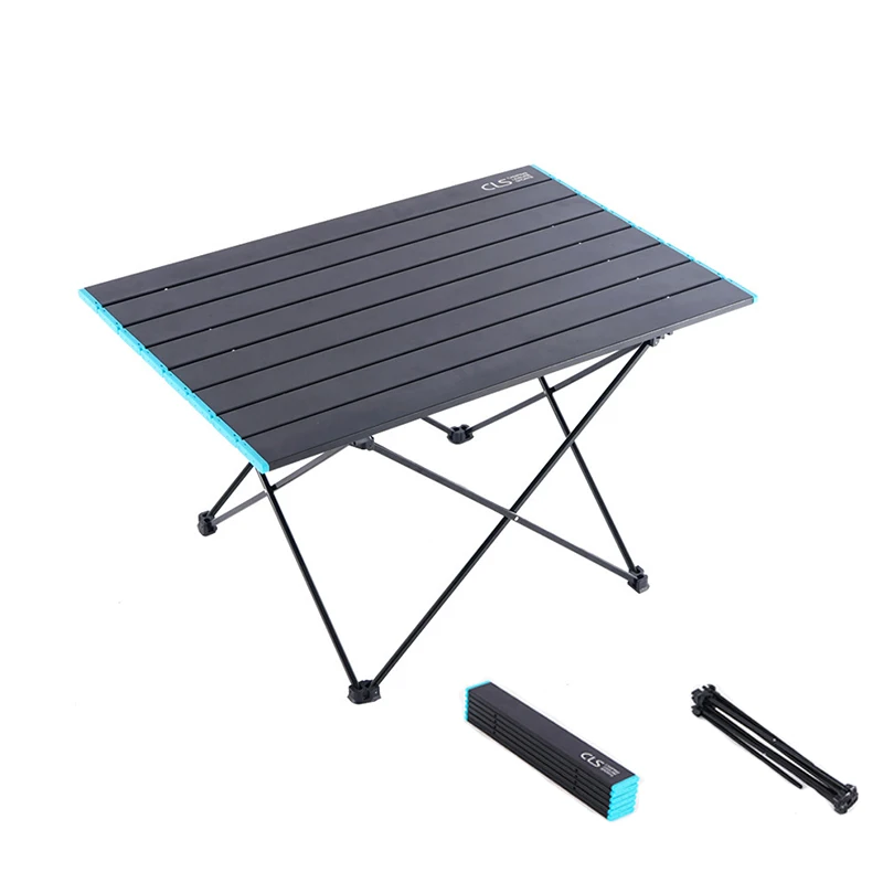 Picnic Portable Folding Camping Table Aluminum Alloy Foldable Picnic Tables Outdoor Desk Barbecue Table Hiking Traveling Table