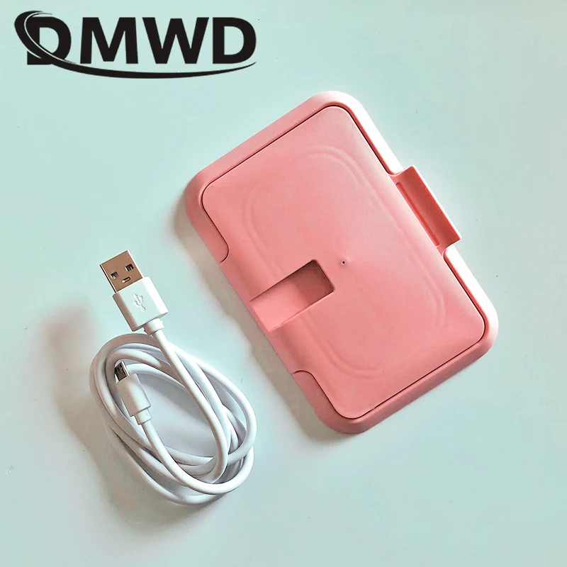 DMWD USB портативные детские салфетки нагреватель тепловая диспенсер для влажных