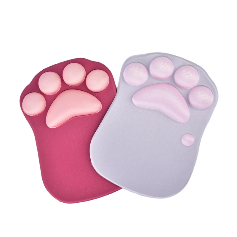 Cute Mouse Pad Anime Soft Cat Paw Mouse Pads Wrist Rest Support Comfort