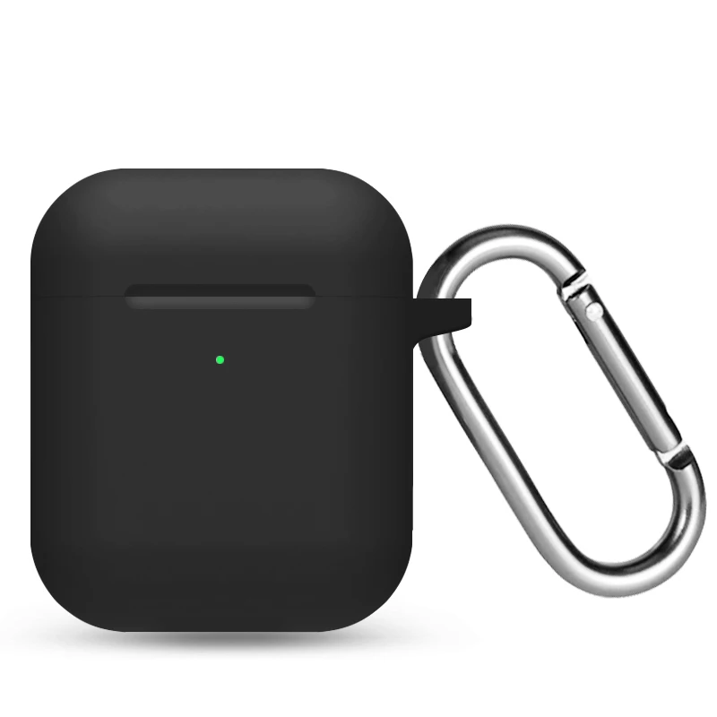 Жидкие силиконовые наушники корпус для AirPods анти-грязь APPLE airpods чехол розовый черный темно-синий желтый красный