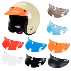 2024 New Motorcycle Helmet Bubble Visor Wear Resistant Fits for 3-snap Helmet Accessories