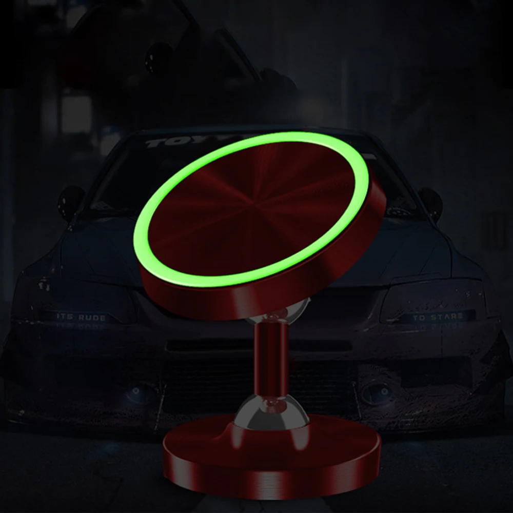 Car Stand Holder Car Phone Holder Luminous Magnetic Mobile Mount Desk Stands Two Way Adjust Mount For phone