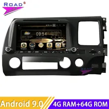 Roadlover Android 9,0 Автомобильный мультимедийный DVD плеер для Honda Civic 2006 2007 2008 2009 2010 2011 RHD стерео gps навигации Magnitol