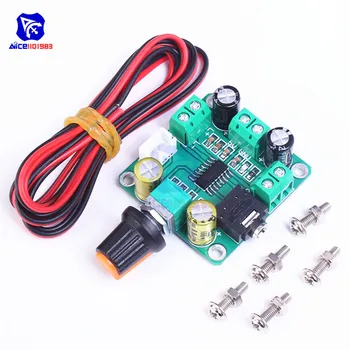 

diymore PAM8403 Digital Stereo Amplifier Board Module Dual Channel 2*3W DC 5V with Volume Adjustable Rotary Potentiometer