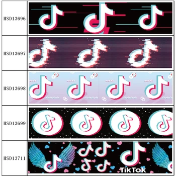 

HuangTao 22MM 25MM 38MM 50MM 75mm Printed Pattern on Grosgrain Ribbon for diy ribbon