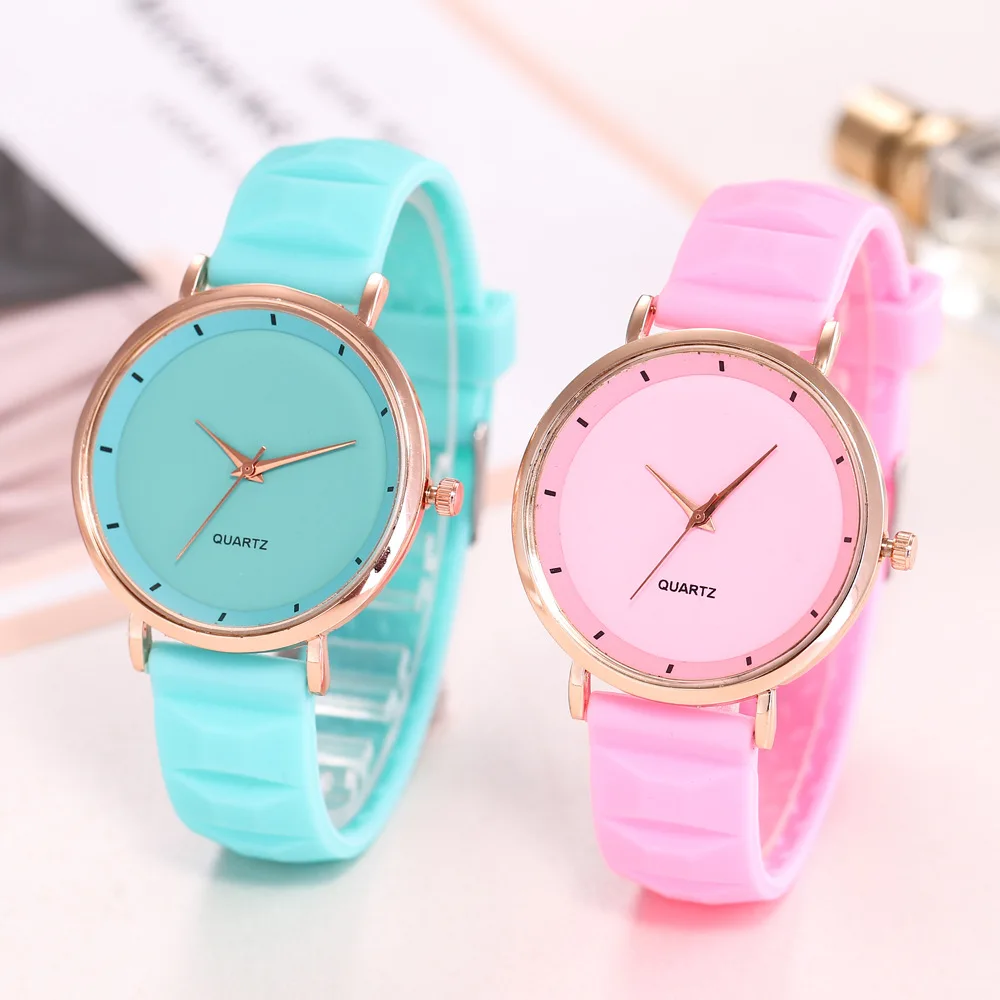 

Simple Women Watch Fashion Elegant Ladies Watch Casual Silicone Band Women's Watches Reloj Mujer Black Clocks Zegarki 2020