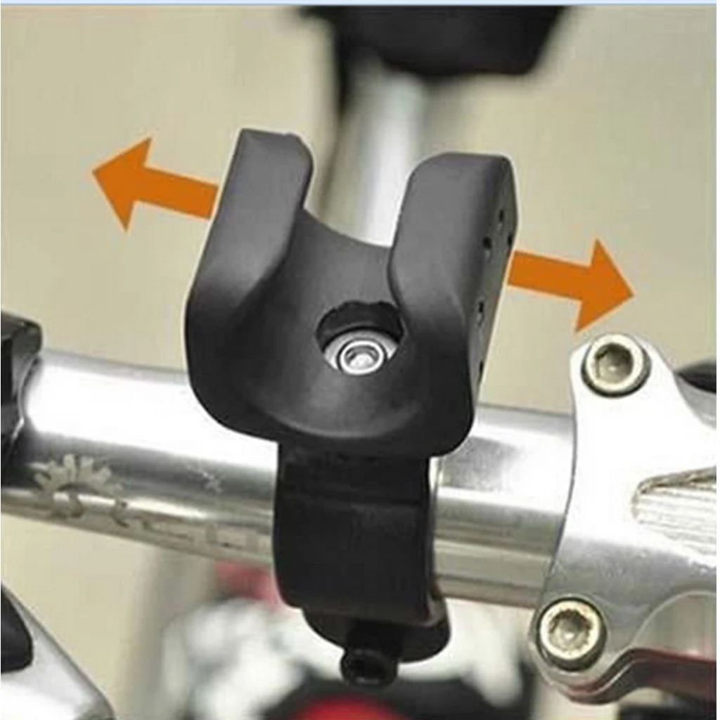LED Universal Flashlight Bicycle Holder Mount - 360 Degree Rotation Fully Adjustable Bike Flashlight Holder Mount Quick Release