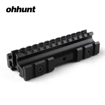 

Weapon Tactical Gun Accessories Full Size Tri-Mount Weaver Style Mounts Conversion With Adjustable Side Tabs AR15 Flat Top Matte