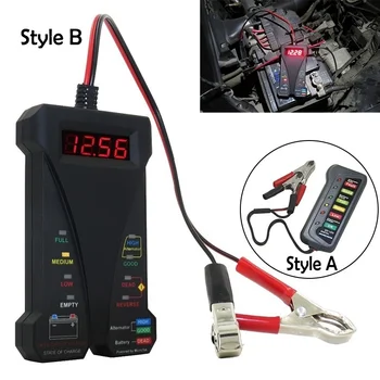 

MOTOPOWER MP0514A 12V Digital Car Battery Tester Voltmeter Alternator Analyzer with LCD/LED Display(2 Styles)
