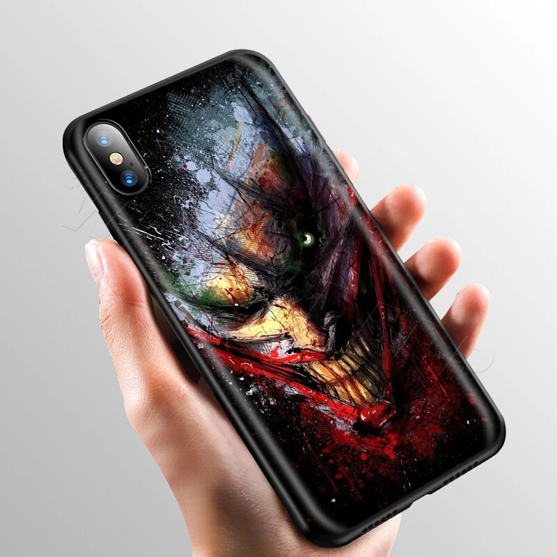 Чехол Webbedepp Joker для Apple iPhone 11 Pro XS Max XR X 8 7 6 6S Plus 5 5S SE - Цвет: 10