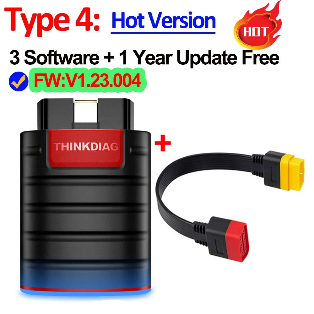 car battery trickle charger Thinkcar Thinkdiag Old Version All System Software Free 1Year Car Diagnostic Tool Bluetooth OBD2 Scanner Easydiag Thinkdiag Mini high quality auto inspection equipment Code Readers & Scanning Tools