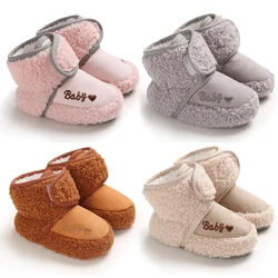 Baby New Fashion Winter Warm First Walkers Cotton Baby Shoes Cute Infant Baby Boys Girls Shoes Soft Sole Indoor Shoes For 0-18M