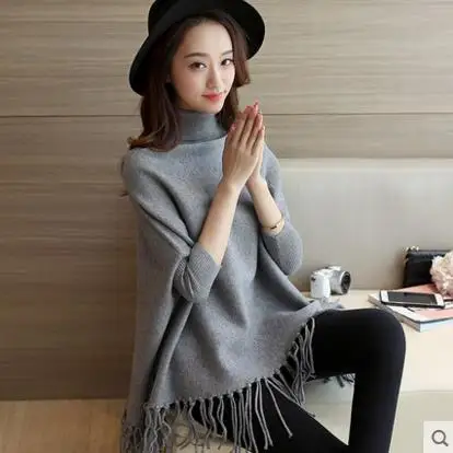 Clobee плащ для feminino blusa tricot осенний сексуальный женский вязаный свитер женский пуловер с длинным рукавом и бахромой S372