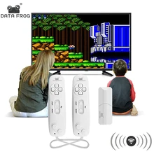 Mando de juegos inalámbrico DATA FROG integrado en 620 juegos clásicos de 8 bits compatibilidad con salida de TV consola de juegos con mando Dual