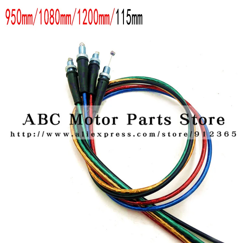 Cavo Acceleratore Moto 950Mm 1080Mm 1200Mm Collegamento Dritto Per Dirt Pit Bike Motocross Xr50 Crf50 Crf70 Klx 110 125