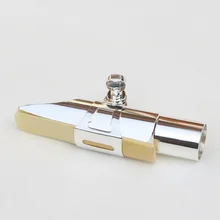 MFC профессиональный тенор сопрано альт саксофон металлический мундштук посеребренный мундштук саксофон Размер 56789