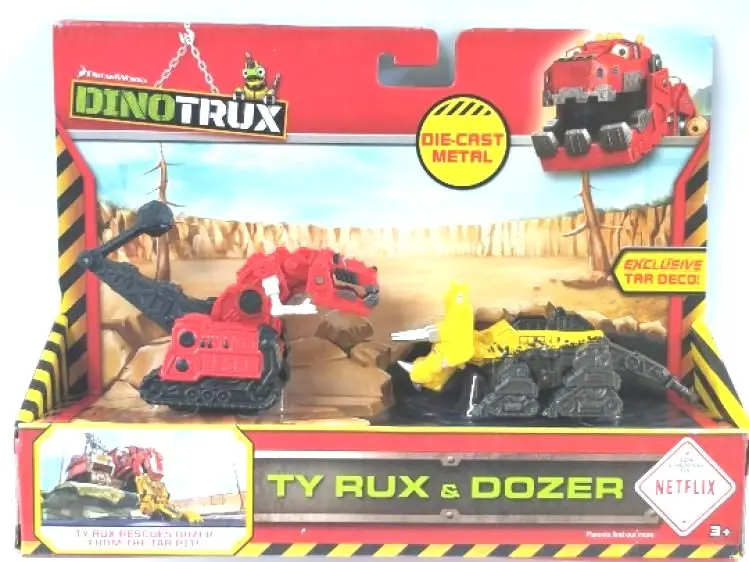 With Original Box Dinotrux Dinosaur Truck Removable Dinosaur Toy Car Mini Models Children's Gifts Dinosaur Models