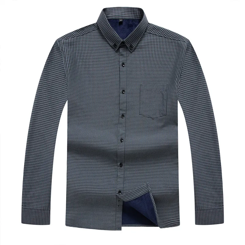 8XL 6XL мужские на зиму, теплые, фланелевые рубашки в клетку, хлопковые рубашки с длинными рукавами, мужские рабочие рубашки, Брендовые