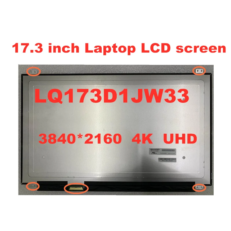 ЖК экран для ноутбука 17 3 дюйма LQ173D1JW33 B173ZAN01.0 Dell precsion 7710 Alienware R3 0CK7T7 3840*2160 4K|ЖК-экран