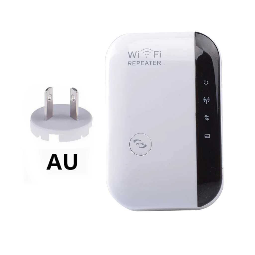 Lovoski 300Mbps Wifi Repeater Wireless AP Router Extender Signal Booster AU