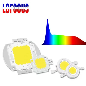 

1W 3W 5W 10W 20W 30W 50W 100W LED COB Chip Full Spectrum 400-840nm White DIY Lamp For 1 3 5 10 20 30 50 100 W Watt Light Beads
