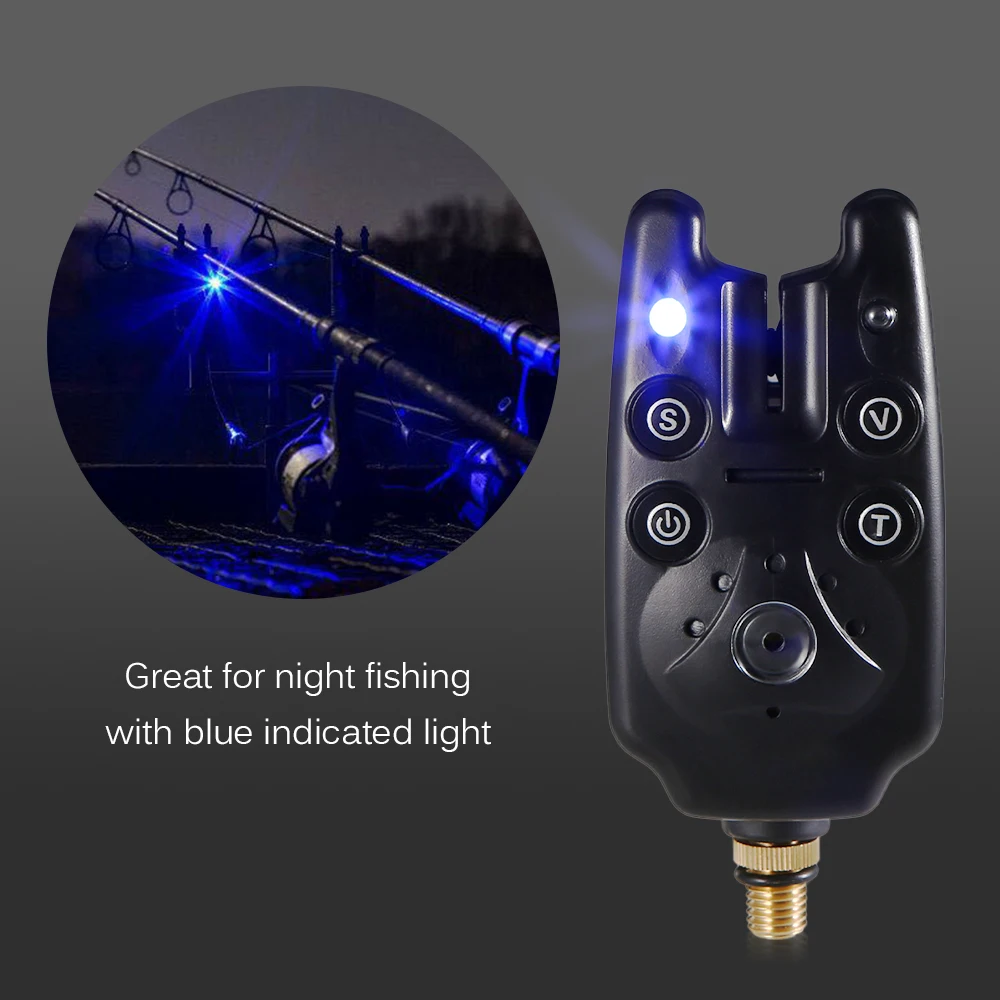 Lixada sem fio led pesca mordida conjunto