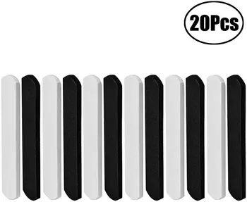 

Lvcky 20 Pieces Hat Size Reducer Foam Reducing Tape For Hats Caps Sweatband, Black and White.
