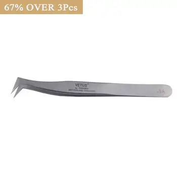 

VETUS 6A-SA Tweezer Eyelash Extension Tools False Lashes Isolation Anti Acid Tweezers