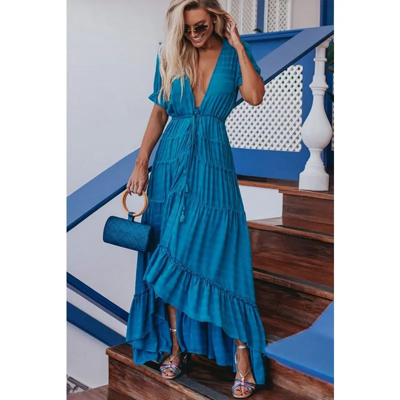 ladies long summer dresses
