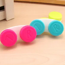 1 шт. контактные линзы L+ R чехол держатель для хранения Контейнер для замачивания очки косметические контактные линзы коробка для глаз портативный Дорожный комплект