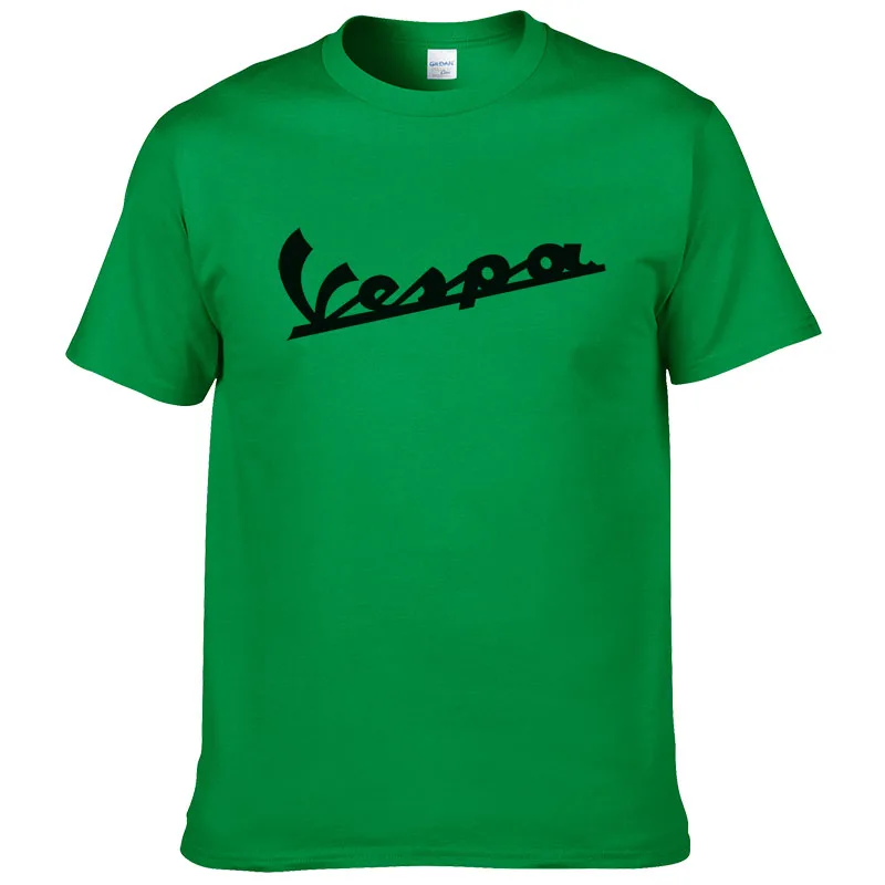 Vespa футболка для мужчин Досуг Divertida Camiseta Algodón de Verano манга Corta Cuello Redondo Camisetas Masculino - Цвет: 11