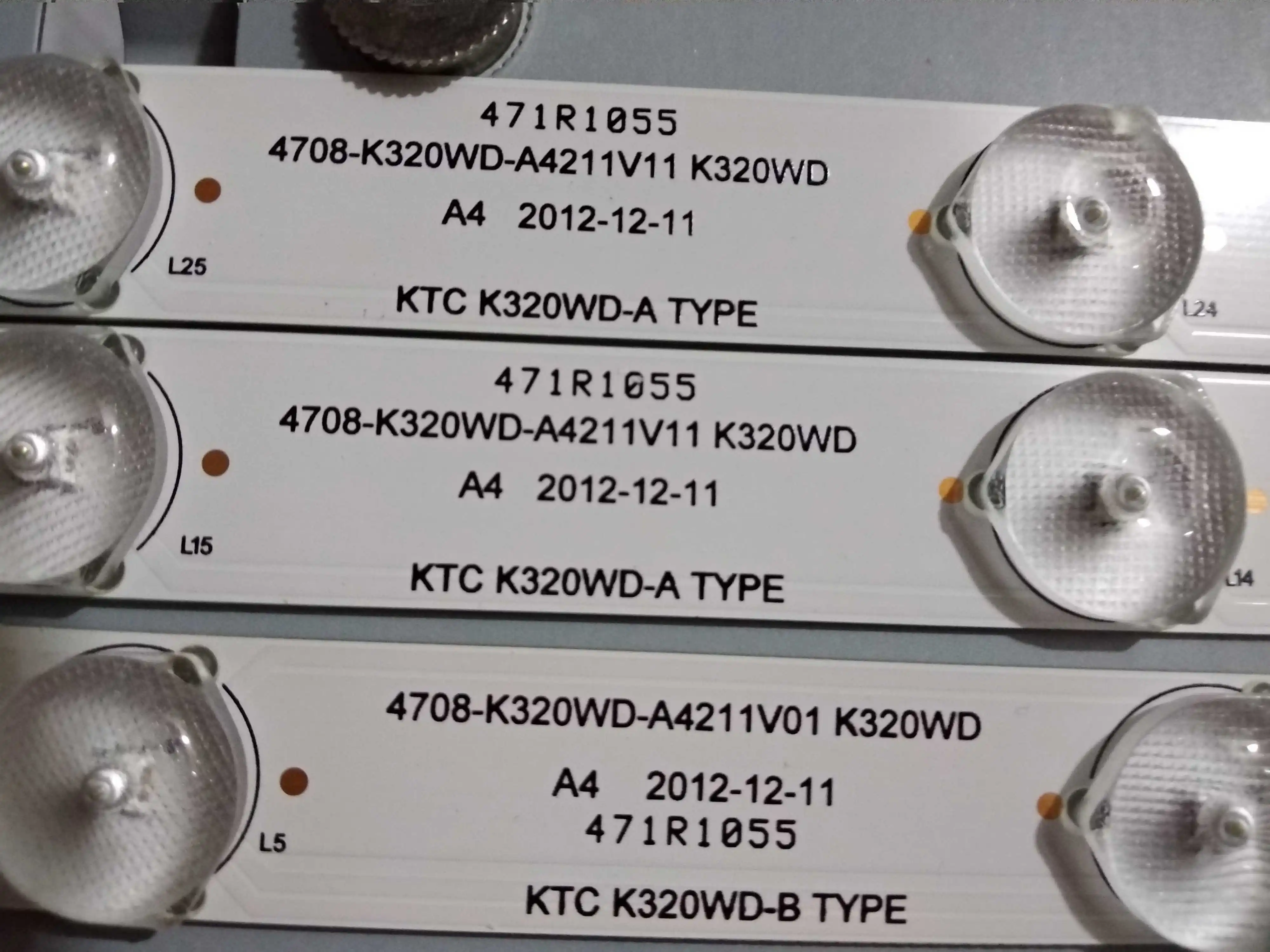 3 шт. Philips 32PFL1335/T3 32PFL5040/T3 32E61HR светильник бар 471R1055 4708-K320WD-A4211V01 K320WD 4708-K320WD-A4211V11K320WD |