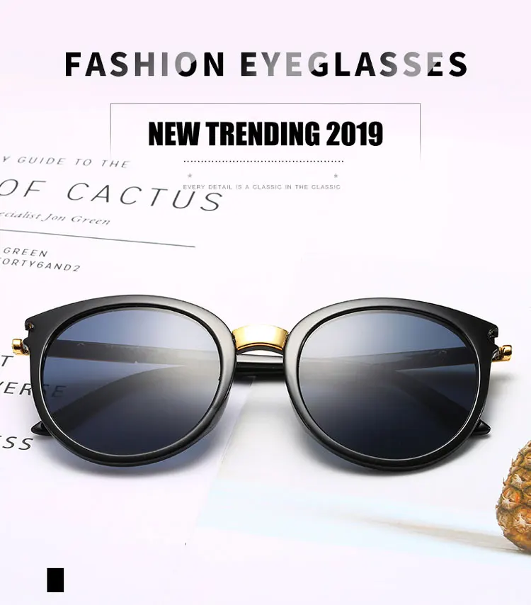 Новые винтажные солнцезащитные очки кошачий глаз женские модные брендовые дизайнерские зеркальные солнцезащитные очки кошачий глаз солнцезащитные очки без оправы de sol gafas UV400