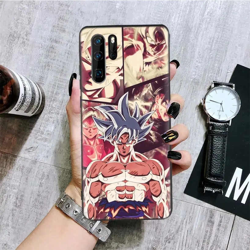 BA041-3 DRAGON BALL Z DBZ Goku черный чехол для телефона huawei mate 30 20 10 P30 P20 P10 Pro Lite P Smart Z роскошный Coque Shell - Цвет: BA041-3