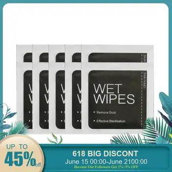 

50pcs Alcohol Prep Swap Pad Wet Wipes Disposable Disinfection for Antiseptic Skin Cleaning Care Jewelry Mobile Phone Clean Pads