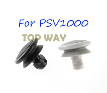 

2pcs FOR PSV 1000 white black 3D Analog Joystick cap For PSV1000 Button Joystick Rocker cap For Psvita 1000 PSV 1000