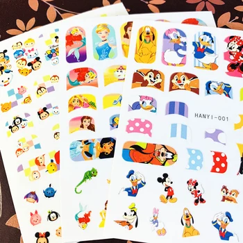 

Newest HANYI-1-2-3 Cartoon character 3d nail art sticker nail decal stamping export japan design