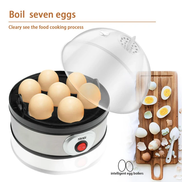 10 Capacity, Egg Cooker For Hard Boiled, Poached, Scrambled Eggs