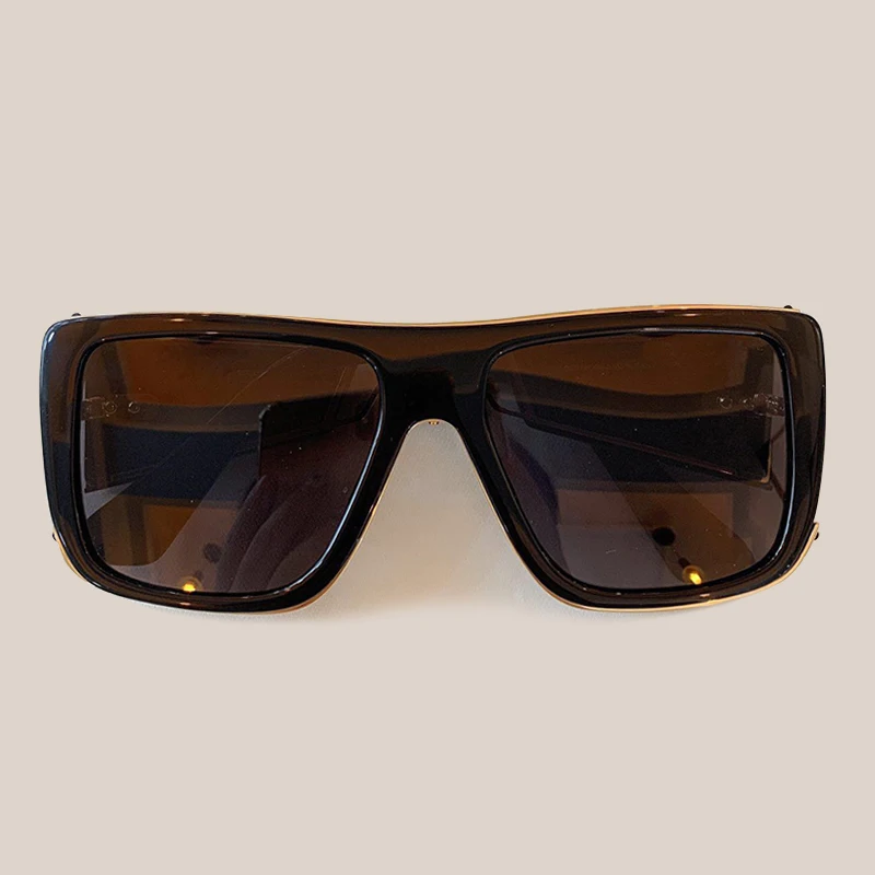 No.4 Sunglasses Винтажные прямоугольные солнцезащитные очки для женщин и мужчин, брендовые Роскошные зеркальные черные солнцезащитные очки для женщин - Цвет линз: No.4 Sunglasses