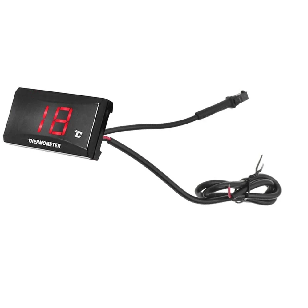 Universal Motorrad LCD Digital Thermometer Instrument Wassertemperaturmesser 