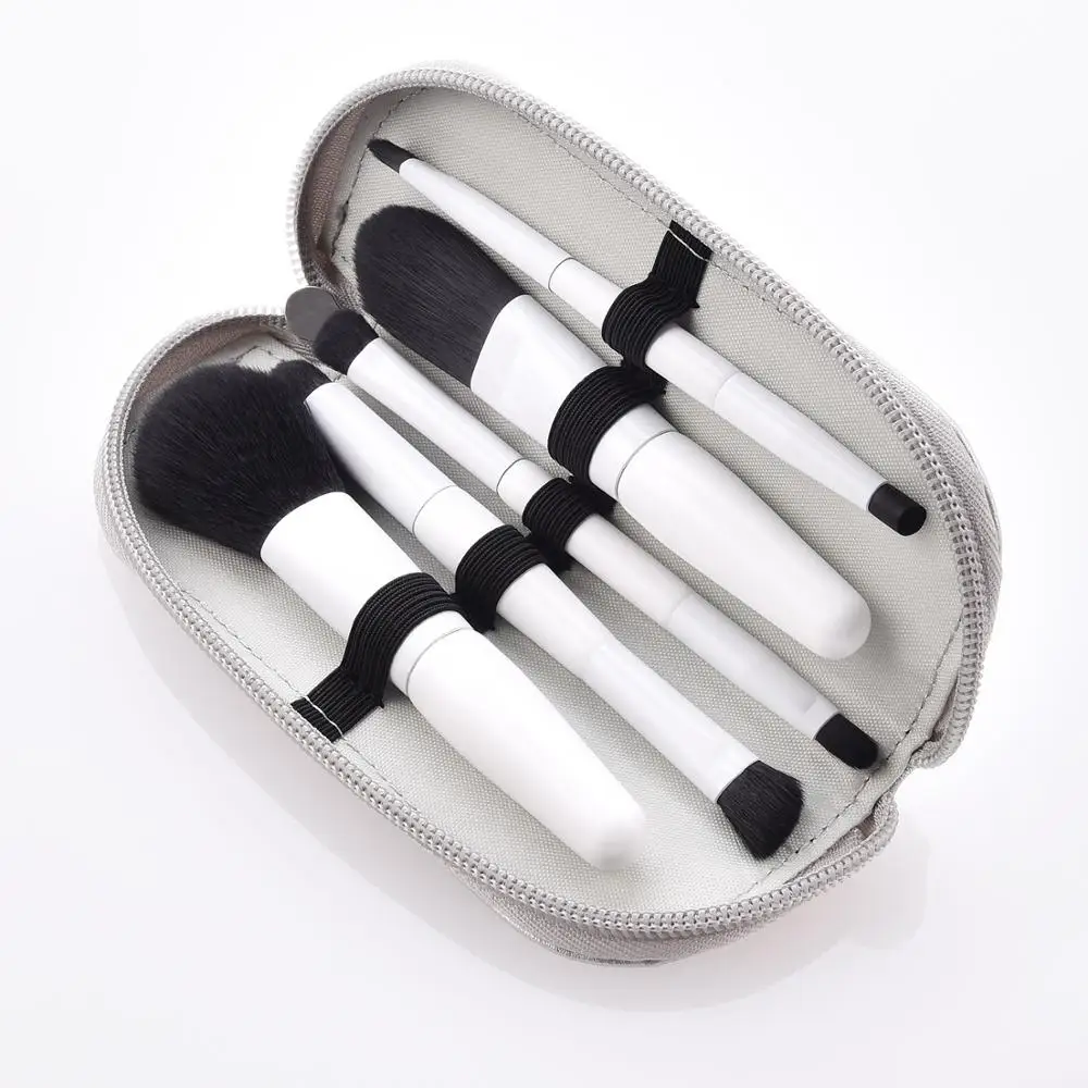 

5 Mini double head brush multi-functional beginner beauty tool portable travel set