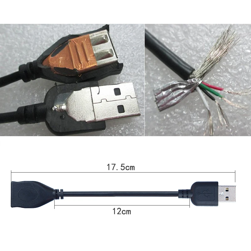 15 см USB 2 0 A Male к женскому Удлинительный адаптер кабель|usb cable female male|usb male to femaleusb |