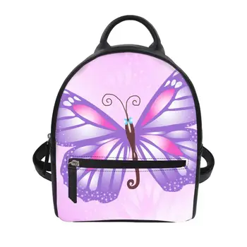 

Custom patterns New butterfly Women's luxury backpacks Print Bagpack Casual Anti Theft Backpack for ladies travel backpack